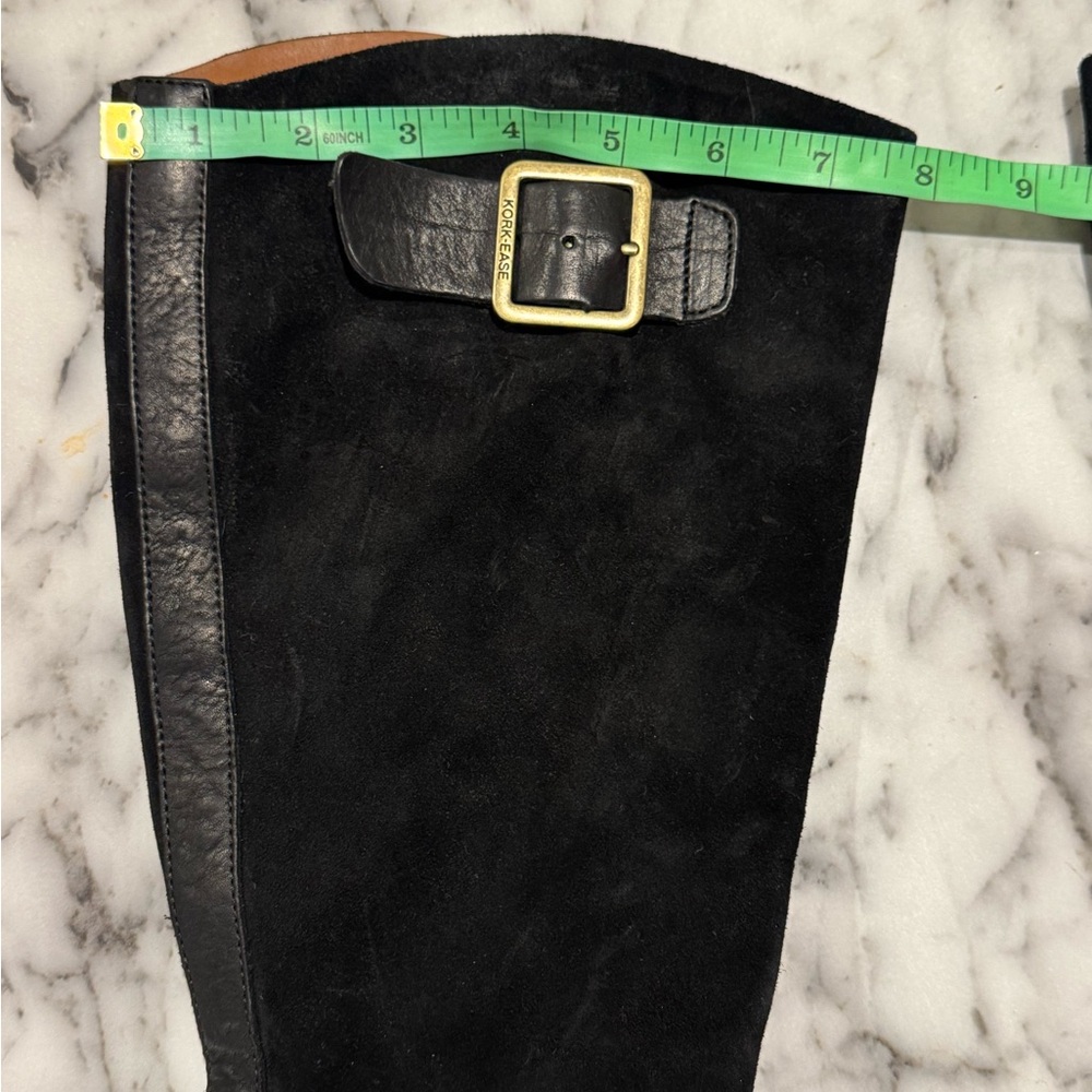 Kork-Ease Rue Black Leather and Suede Boots - Picture 6 of 8